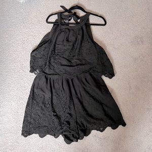 NWT City Chic black lace romper xsmall